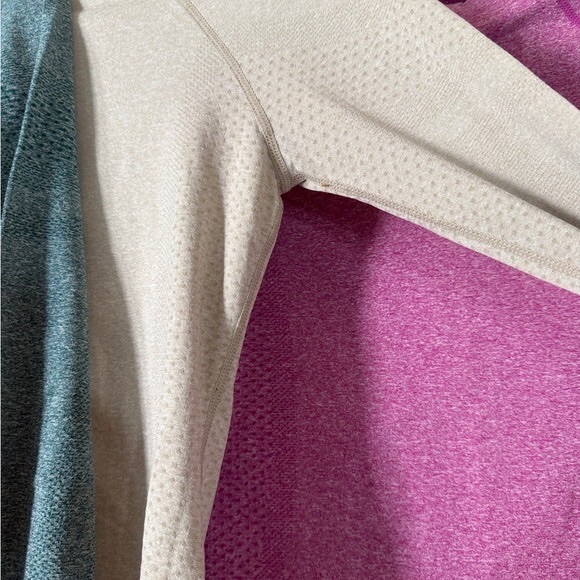 Figs Teal Long Sleeve Seamless Underscrub - Picture 2 of 6